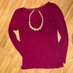 🤩2/$15 SALE🤩 Pink long sleeve tee